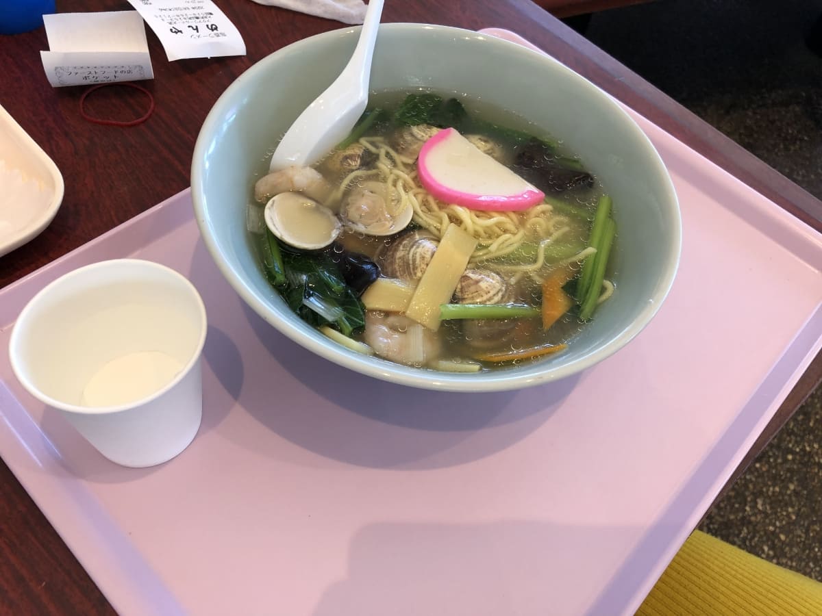 「めんや」のはまぐりラーメン