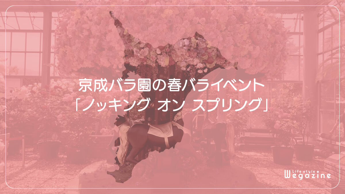 京成バラ園の春バライベント「ノッキング オン スプリング」