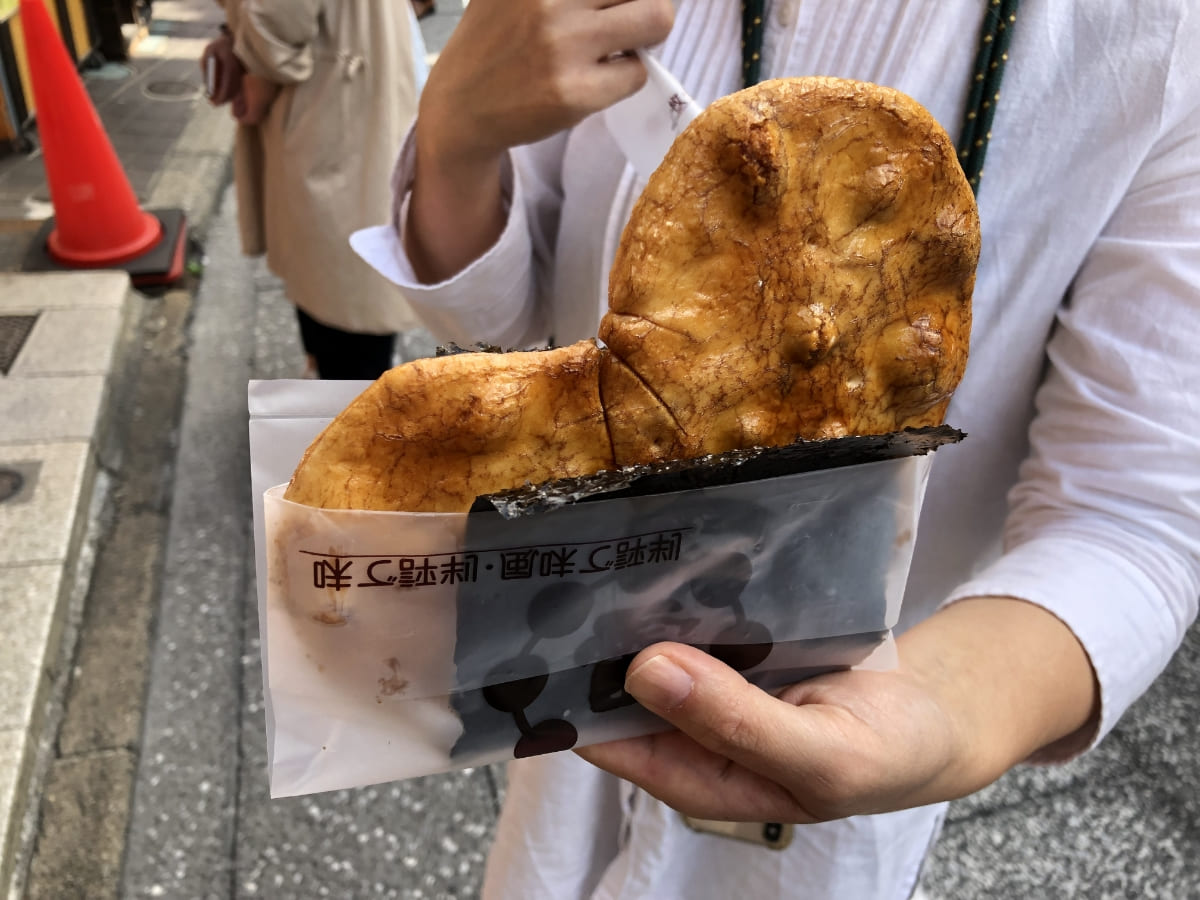 焼きたてハート煎餅