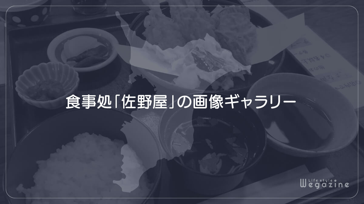 食事処「佐野屋」の画像ギャラリー