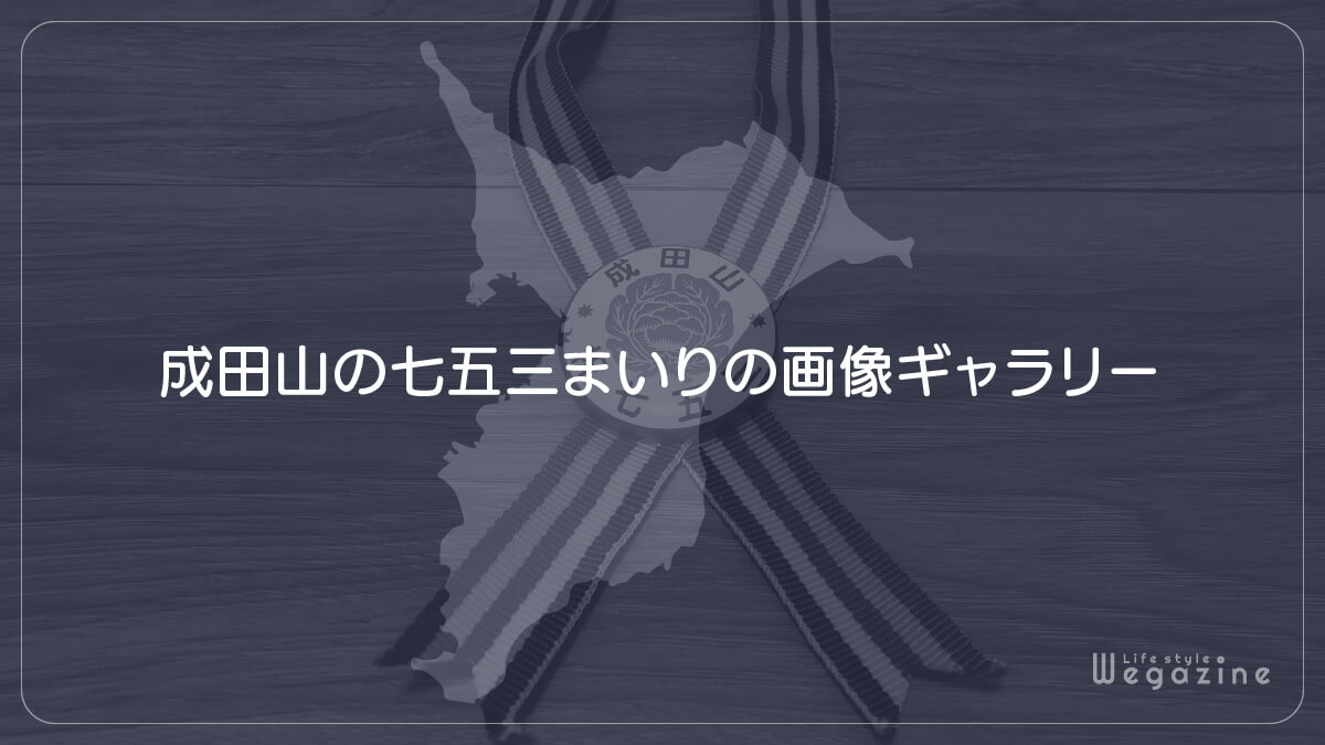 成田山の七五三まいり（祝祷）の画像ギャラリー