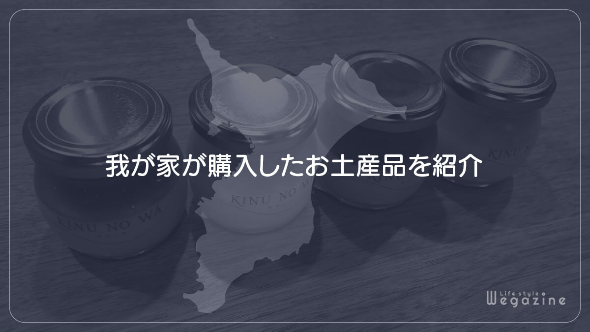 我が家が購入したお土産品を紹介