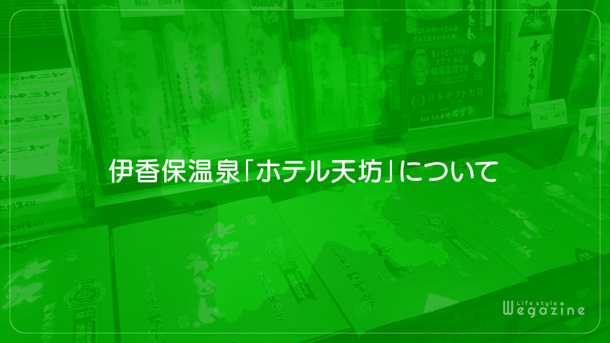 伊香保温泉「ホテル天坊」について