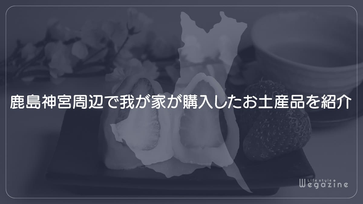 鹿島神宮周辺で我が家が購入したお土産品を紹介