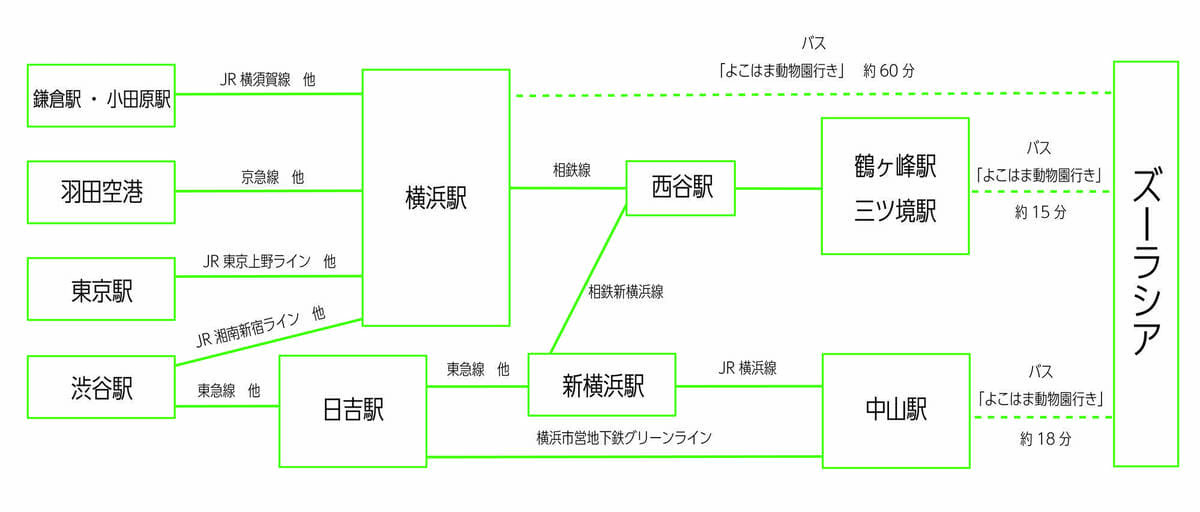 電車・バスでお越しの方