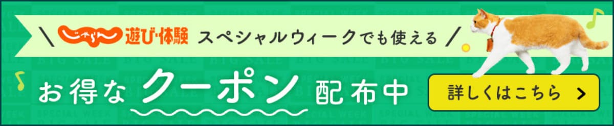 じゃらん遊び体験スペシャルウィーク