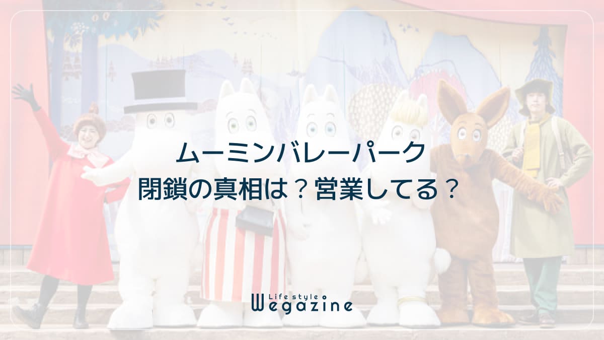 ムーミンバレーパーク閉鎖の真相は？営業してる？