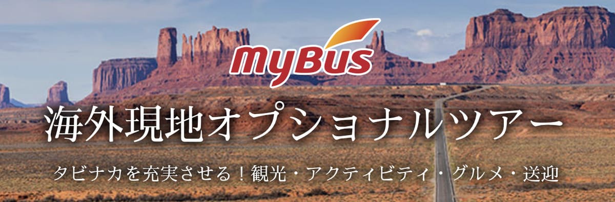 【MYBUS（マイバス）】海外現地オプショナルツアー