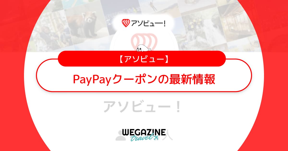 アソビューのPayPayクーポン最新情報とPayPayでの支払いがお得になる方法を解説
