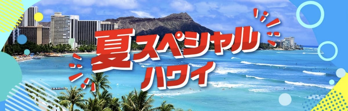 【HiBus乗り放題】夏スペシャルハワイ