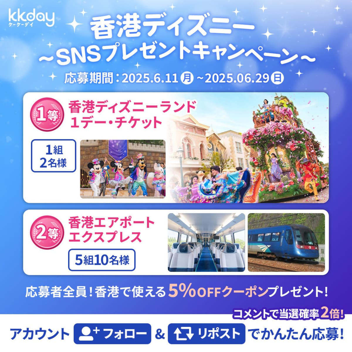 海外ディズニーリゾートSNSキャンペーン