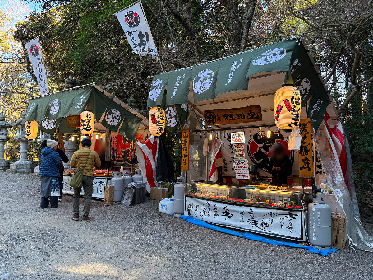 表参道沿いの屋台「琥珀堂」