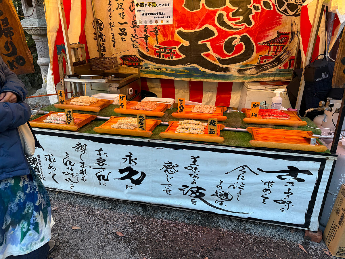 表参道沿いの屋台「琥珀堂」2