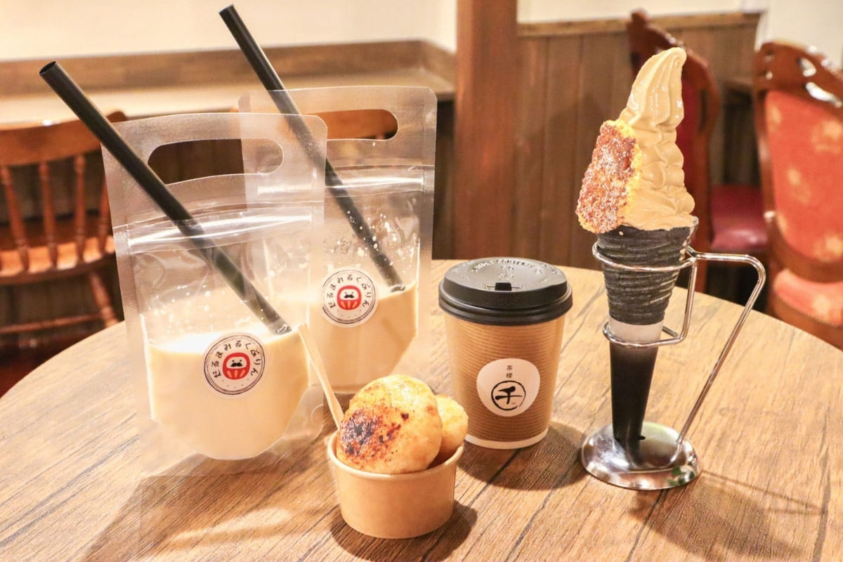 カフェで味わう群馬名物「焼きまんじゅう」