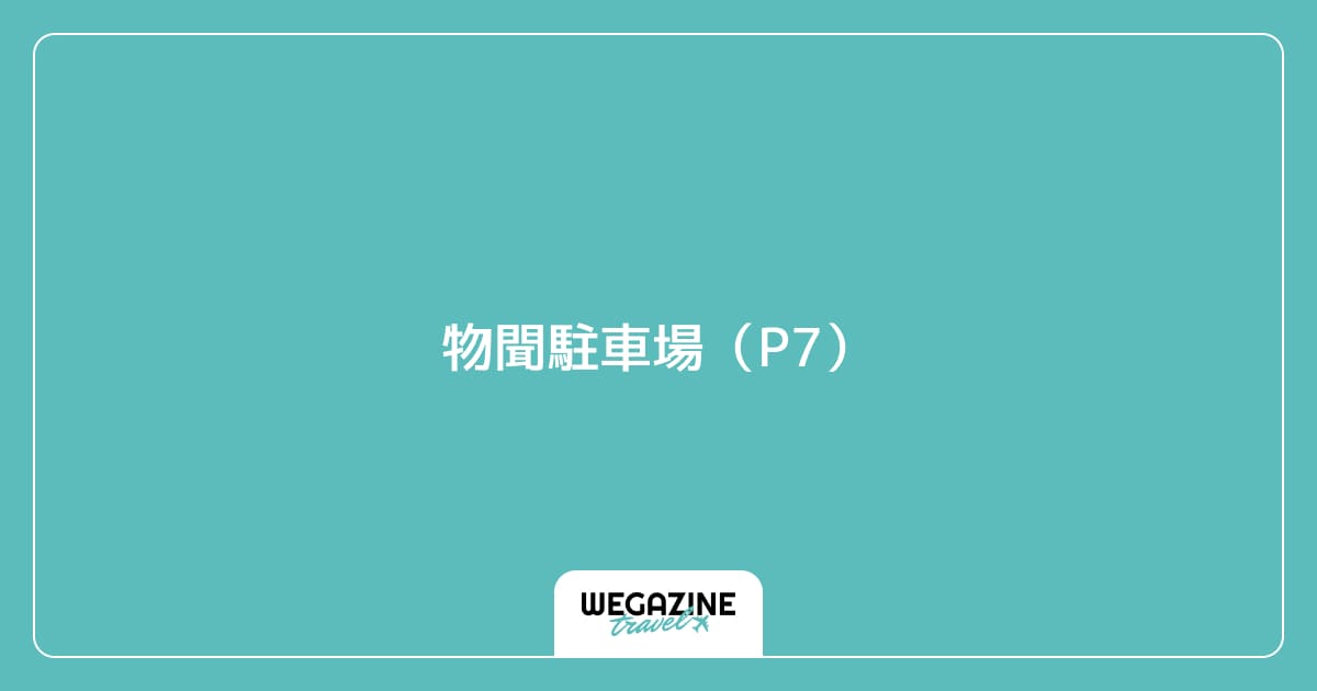物聞駐車場(P7)