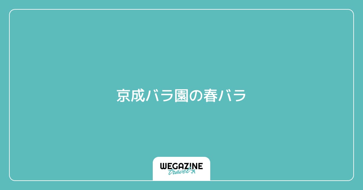 京成バラ園の春バラ