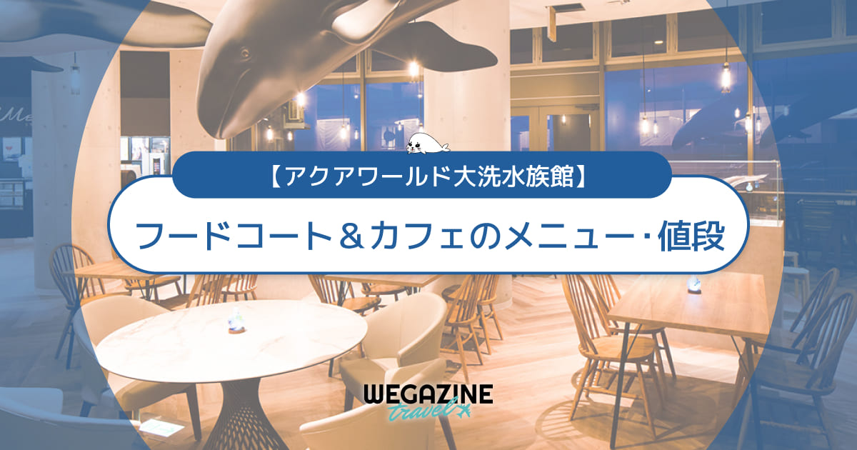 【アクアワールド大洗】フードコート＆カフェのおすすめランチメニューと値段＜実食レポート＞