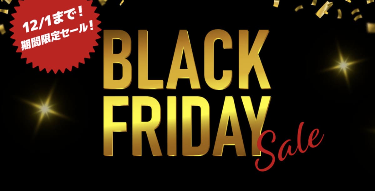 【期間限定】ブラックフライデーセール