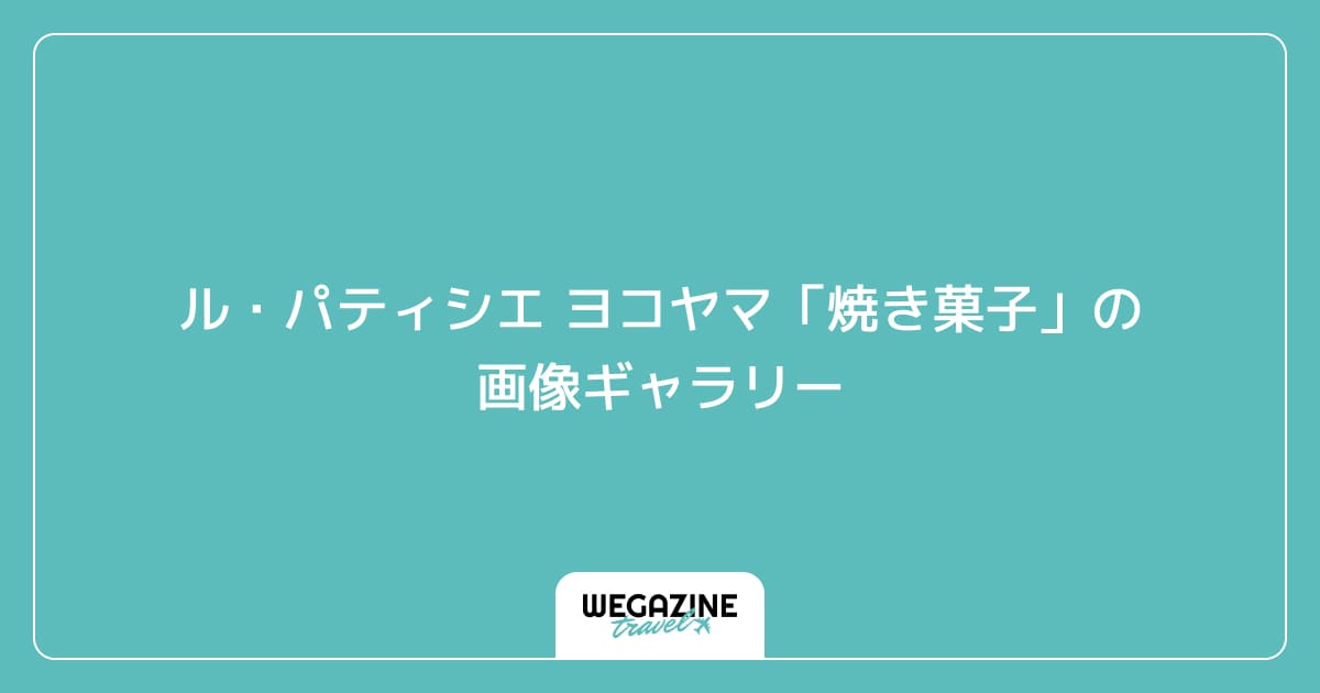 ル・パティシエ ヨコヤマ「焼き菓子」の画像ギャラリー