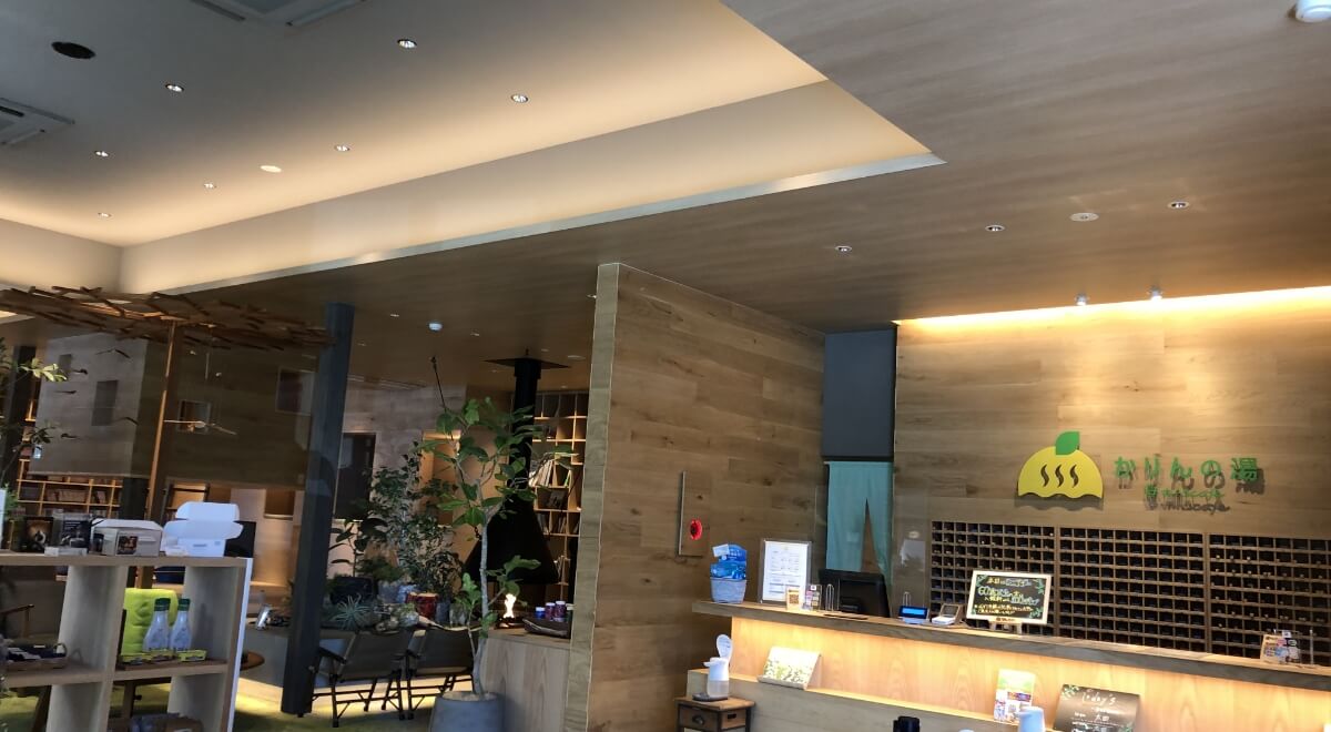 「おふろcafé かりんの湯」は、2022年4月28日にリニューアルオープンしたばかりなので、店内はすごく綺麗です。
